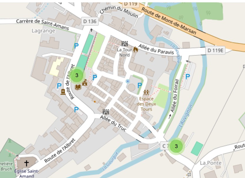 points dapport volontaire village