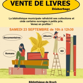 Vente de livres - Bibliothèque