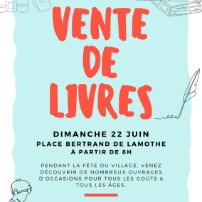 Vente de livres 