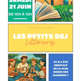Petit déj littéraire de la bibliothèque