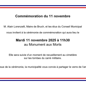 Cérémonie du 11 novembre