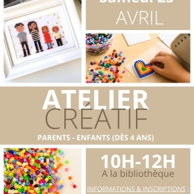 Animation bibliothèque  : Atelier créatif