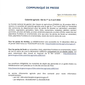 [ Infos - Agricole ]