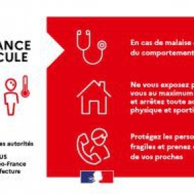 Passage en vigilance rouge canicule