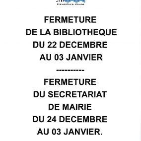 Congés de vos services