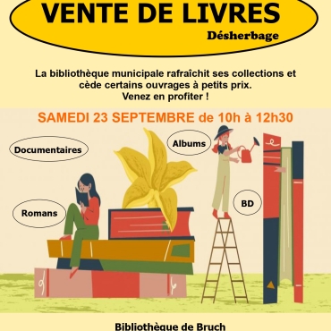 Vente de livres - Bibliothèque