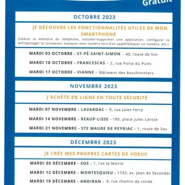 Ateliers numériques