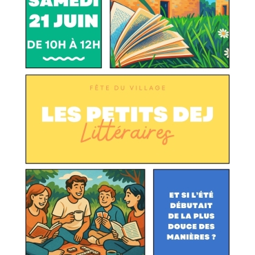 Petit déj littéraire de la bibliothèque