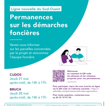 LGV : permanence sur les démarches foncières